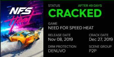 Need for Speed: Heat P2P Crack is actually a stolen CODEX one。